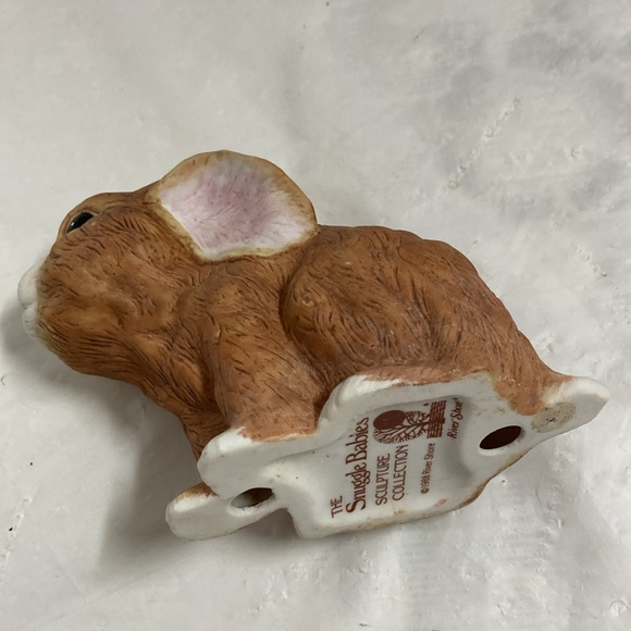 The Snuggle Babies Sculpture Collection 1988 River Shore Bunny Rabbit Figurine - Picture 8 of 14